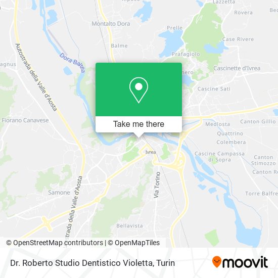 Dr. Roberto Studio Dentistico Violetta map