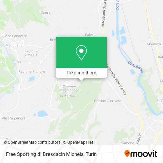 Free Sporting di Brescacin Michela map