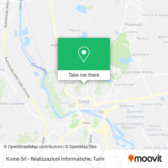Koinè Srl - Realizzazioni Informatiche map