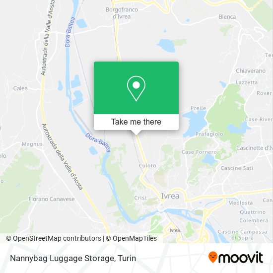 Nannybag Luggage Storage map