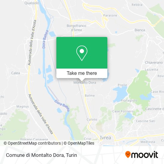Comune di Montalto Dora map