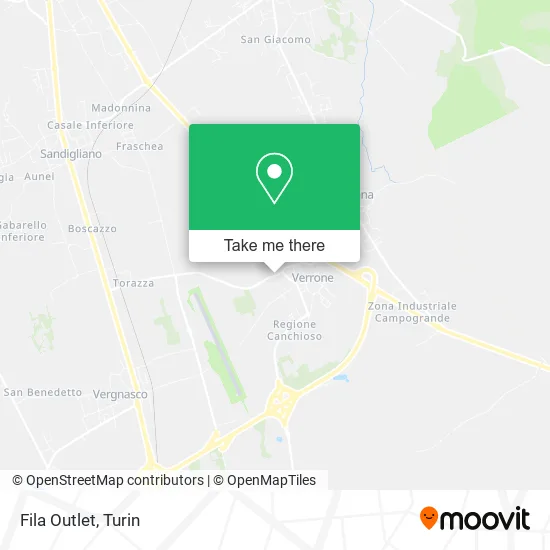 Fila Outlet map