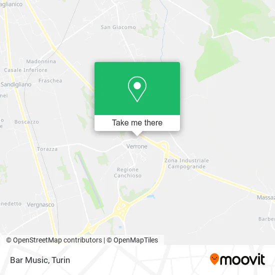 Bar Music map