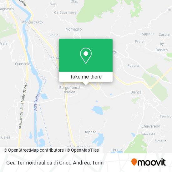 Gea Termoidraulica di Crico Andrea map