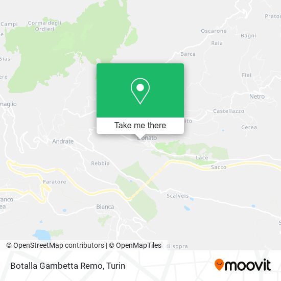 Botalla Gambetta Remo map