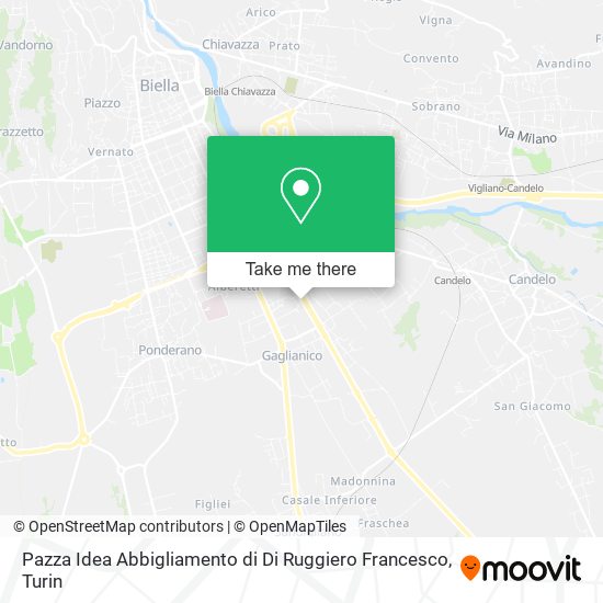 Pazza Idea Abbigliamento di Di Ruggiero Francesco map