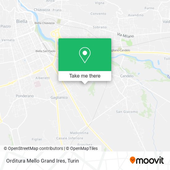 Orditura Mello Grand Ires map