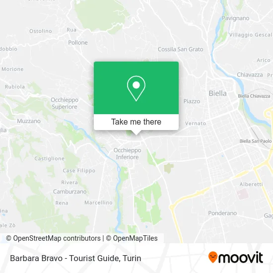 Barbara Bravo - Tourist Guide map