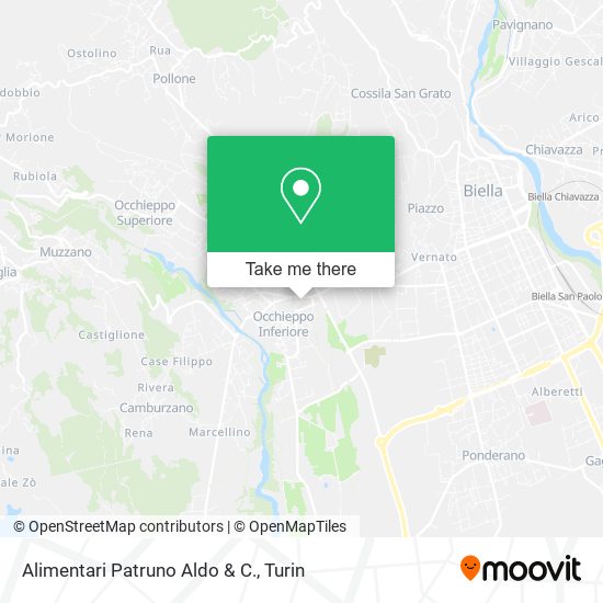 Alimentari Patruno Aldo & C. map