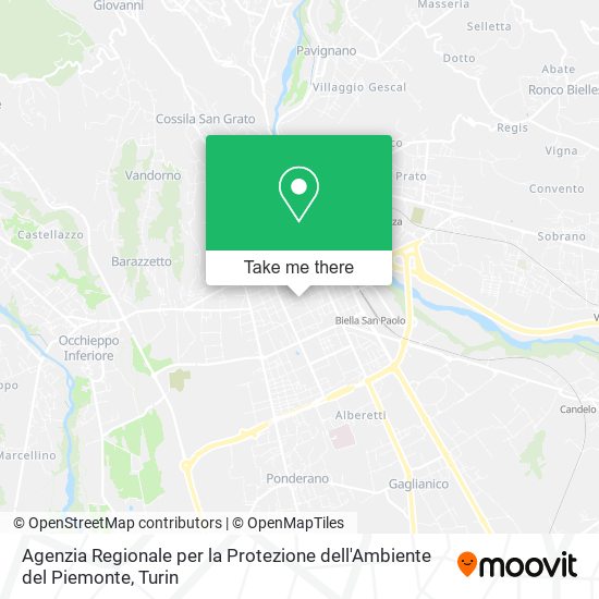 Agenzia Regionale per la Protezione dell'Ambiente del Piemonte map