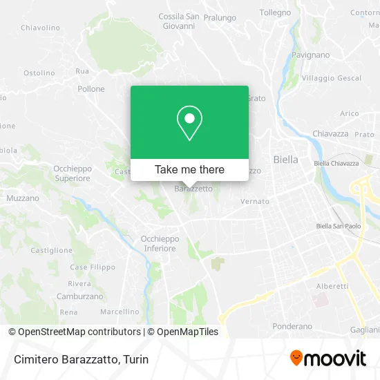 Cimitero Barazzatto map