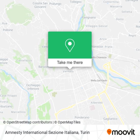 Amnesty International Sezione Italiana map