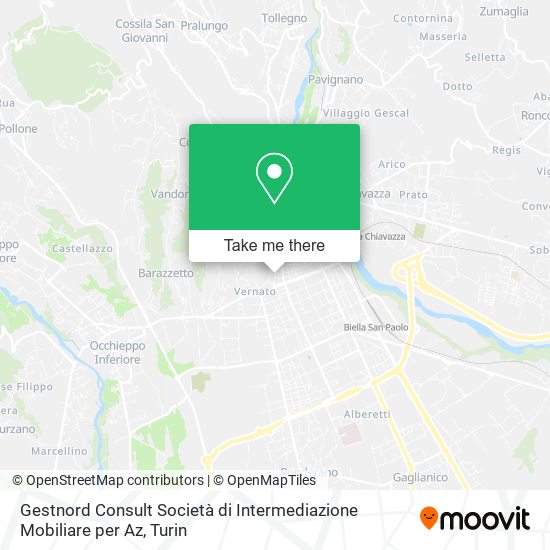 Gestnord Consult Società di Intermediazione Mobiliare per Az map