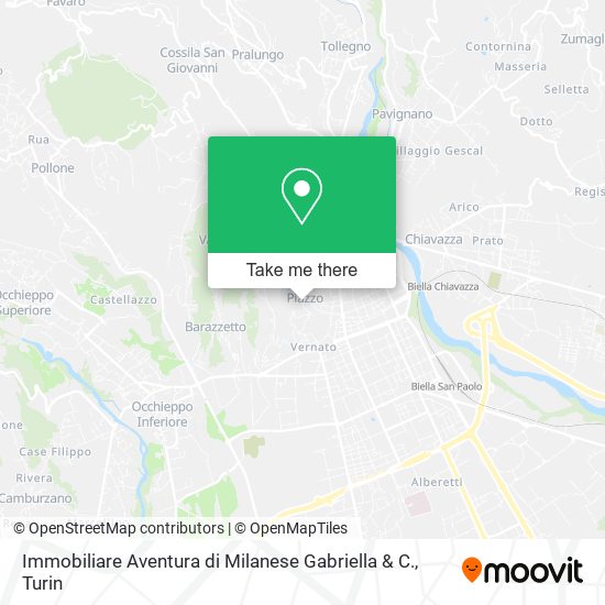Immobiliare Aventura di Milanese Gabriella & C. map