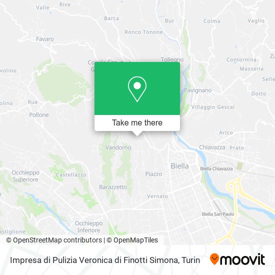 Impresa di Pulizia Veronica di Finotti Simona map