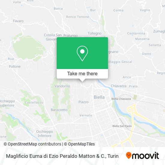 Maglificio Euma di Ezio Peraldo Matton & C. map