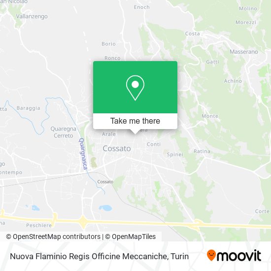Nuova Flaminio Regis Officine Meccaniche map