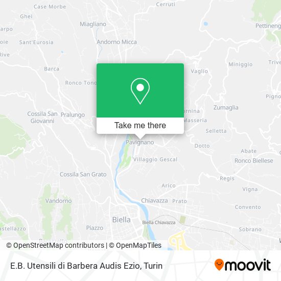 E.B. Utensili di Barbera Audis Ezio map