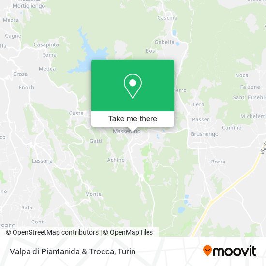 Valpa di Piantanida & Trocca map