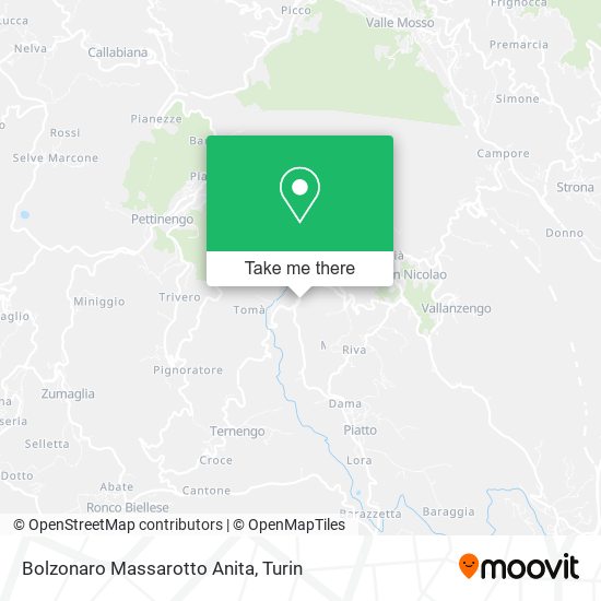Bolzonaro Massarotto Anita map