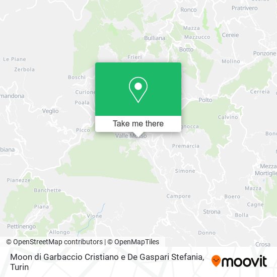 Moon di Garbaccio Cristiano e De Gaspari Stefania map