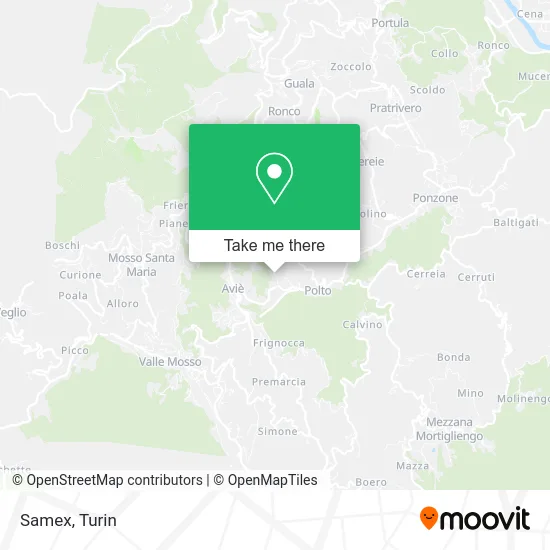 Samex map