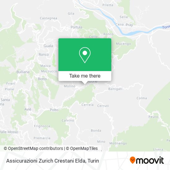 Assicurazioni Zurich Crestani Elda map