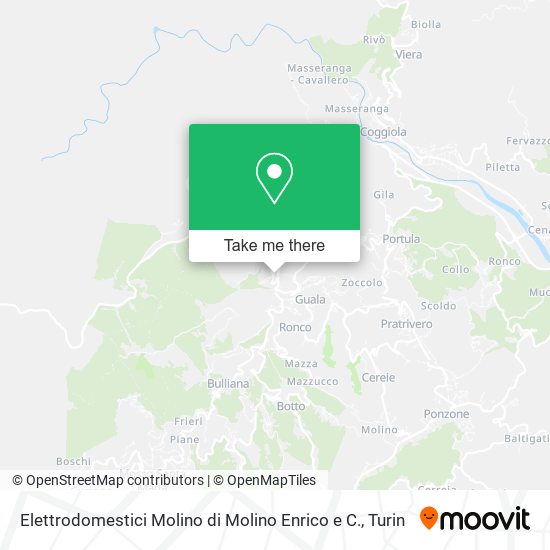 Elettrodomestici Molino di Molino Enrico e C. map