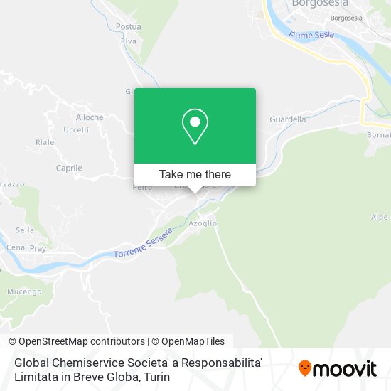 Global Chemiservice Societa' a Responsabilita' Limitata in Breve Globa map
