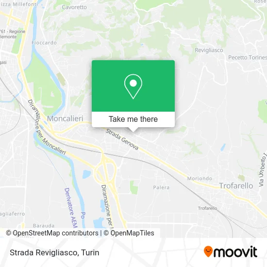Strada Revigliasco map