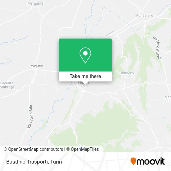 Baudino Trasporti map