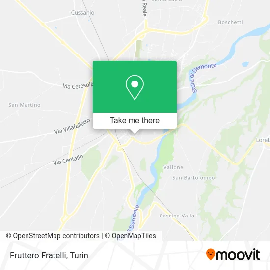 Fruttero Brothers map