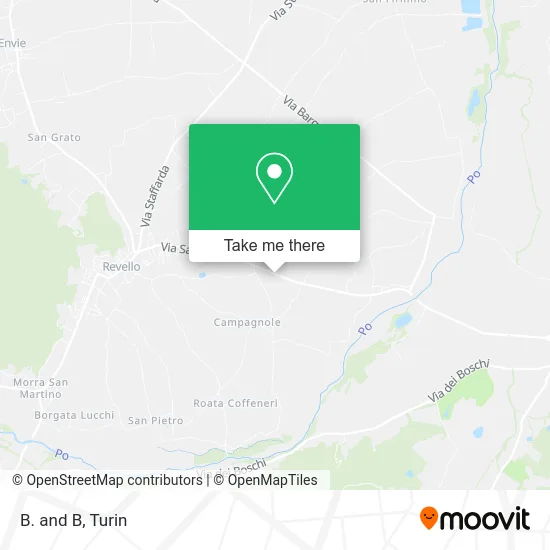 B. and B map