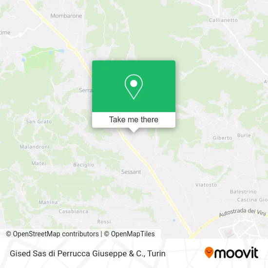 Gised Sas di Perrucca Giuseppe & C. map