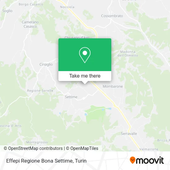Effepi Regione Bona Settime map