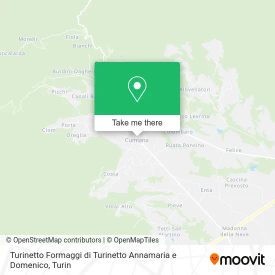 Turinetto Formaggi di Turinetto Annamaria e Domenico map
