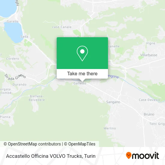 Accastello Officina VOLVO Trucks map