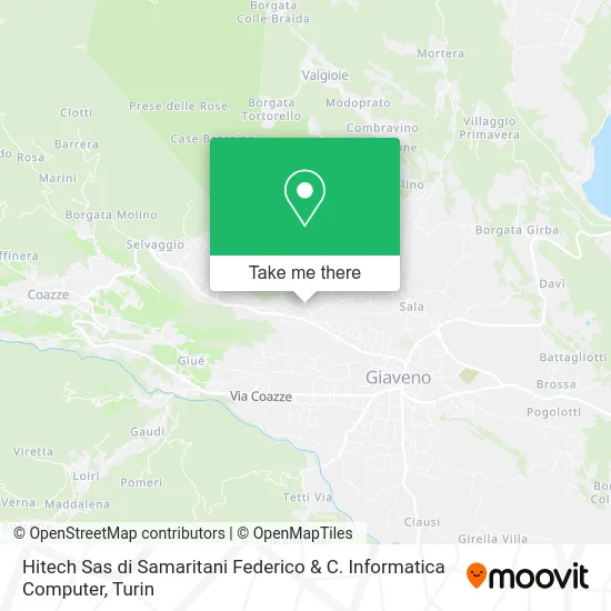 Hitech Sas di Samaritani Federico & C. Informatica Computer map