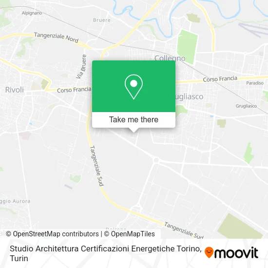 Studio Architettura Certificazioni Energetiche Torino map