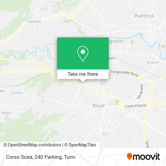 Corso Susa, 240 Parking map