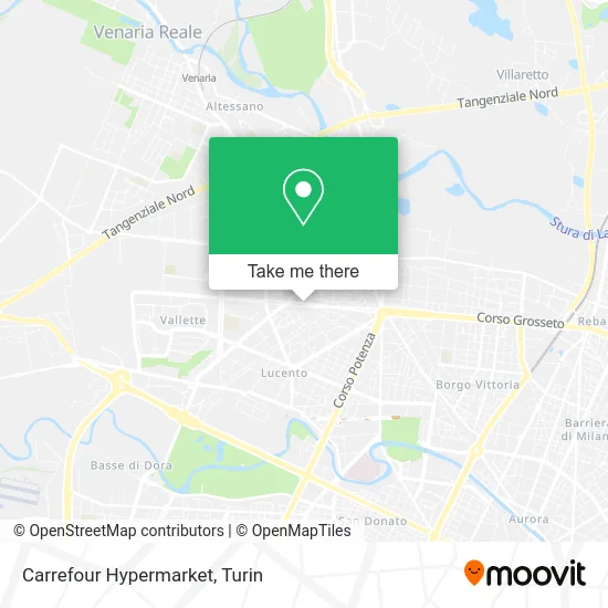 Carrefour Hypermarket map