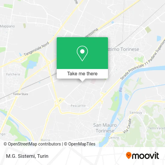 M.G. Sistemi map