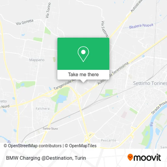 BMW Charging @Destination map