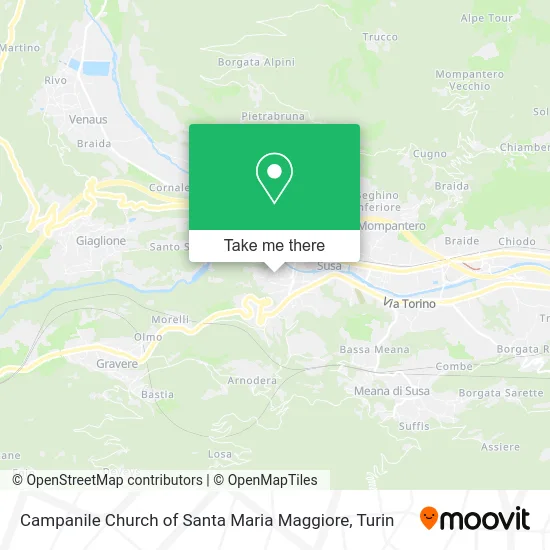 Campanile Church of Santa Maria Maggiore map