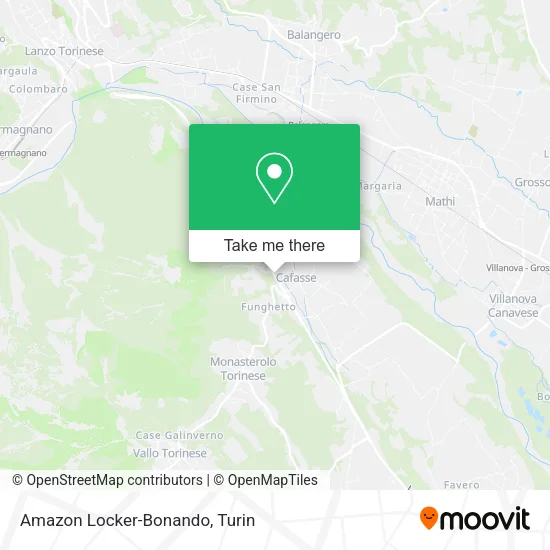 Amazon Locker-Bonando map