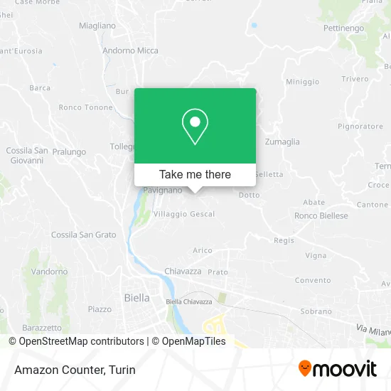 Amazon Counter map