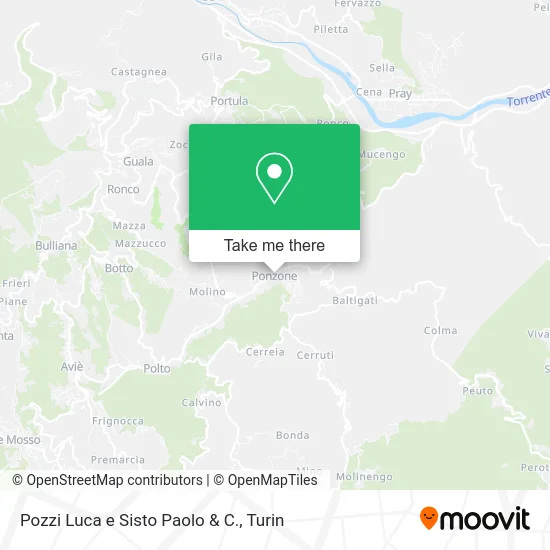 Pozzi Luca e Sisto Paolo & C. map