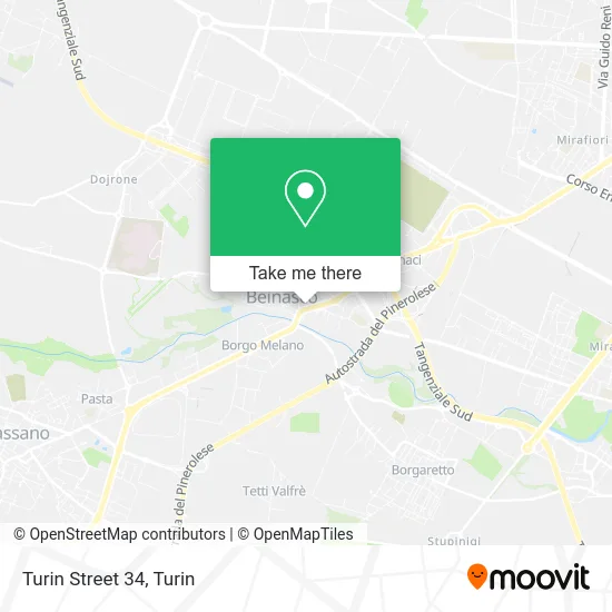 Turin Street 34 map