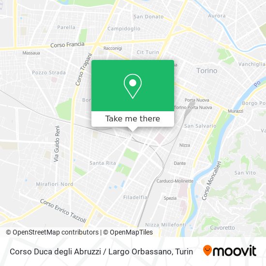 Corso Duca degli Abruzzi / Largo Orbassano map