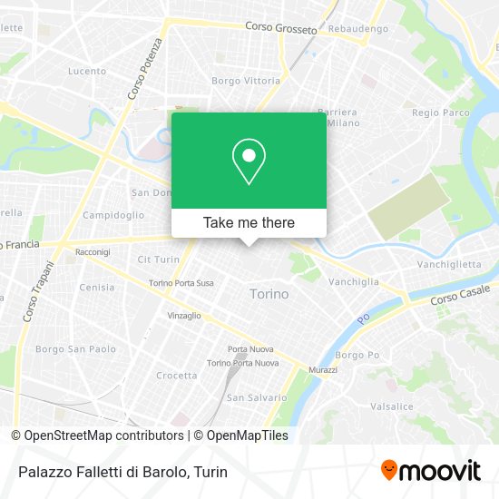Palazzo Falletti di Barolo map